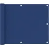 vidaXL Écran de balcon Bleu 75x600 cm Tissu Oxford