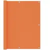 vidaXL Écran de balcon Orange 120x500 cm Tissu Oxford