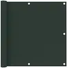 vidaXL Écran de balcon Vert foncé 90x300 cm Tissu Oxford