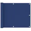 vidaXL Écran de balcon Bleu 75x300 cm Tissu Oxford