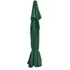 vidaXL Tissu de remplacement pour parasol d'extérieur Vert 500 cm