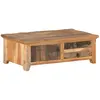vidaXL Table basse 90x50x31 cm Bois de récupération massif
