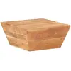 vidaXL Table basse en forme de V 66x66x30 cm Bois d'acacia massif