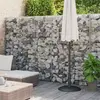 vidaXL Mur en gabion avec couvercles Acier galvanisé 900x30x200 cm