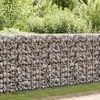 vidaXL Mur en gabion avec couvercles Acier galvanisé 60x30x100 cm
