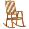 vidaXL Chaise à bascule bois d'acacia massif