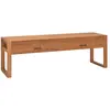 vidaXL Meuble TV 140x40x45 cm Bois de teck