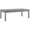 vidaXL Table basse 100x50x33 cm Gris Bois d'acacia solide