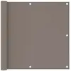 vidaXL Écran de balcon Taupe 90x300 cm Tissu Oxford