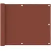 vidaXL Écran de balcon Terre cuite 75x300 cm Tissu Oxford