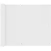 vidaXL Écran de balcon Blanc 75x500 cm Tissu Oxford