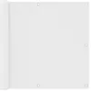 vidaXL Écran de balcon Blanc 90x500 cm Tissu Oxford