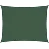 vidaXL Voile de parasol tissu oxford rectangulaire 3,5x5 m vert foncé