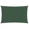 vidaXL Voile de parasol tissu oxford rectangulaire 2,5x5 m vert foncé