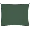 vidaXL Voile de parasol tissu oxford rectangulaire 4x6 m vert foncé