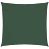vidaXL Voile de parasol tissu oxford carré 6x6 m vert foncé