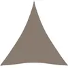 vidaXL Voile de parasol Tissu Oxford triangulaire 5x5x5 m Taupe