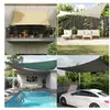 vidaXL Voile de parasol Tissu Oxford triangulaire 5x6x6 m noir