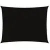 vidaXL Voile de parasol tissu oxford rectangulaire 5x6 m noir