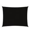 vidaXL Voile de parasol tissu oxford rectangulaire 6x7 m noir