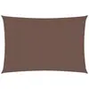 vidaXL Voile de parasol tissu oxford rectangulaire 2,5x4,5 m marron