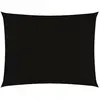 vidaXL Voile de parasol tissu oxford rectangulaire 3x4,5 m noir