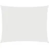 vidaXL Voile de parasol tissu oxford rectangulaire 3x4,5 m blanc