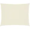 vidaXL Voile de parasol tissu oxford rectangulaire 2x3,5 m crème