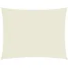 vidaXL Voile de parasol tissu oxford rectangulaire 2,5x3,5 m crème