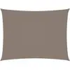 vidaXL Voile de parasol tissu oxford rectangulaire 4x6 m taupe