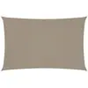 vidaXL Voile de parasol tissu oxford rectangulaire 2,5x5 m taupe