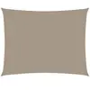 vidaXL Voile de parasol tissu oxford rectangulaire 3x4 m taupe