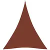 vidaXL Voile de parasol Tissu Oxford triangulaire 5x6x6 m Terre cuite