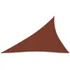 vidaXL Voile de parasol Tissu Oxford triangulaire 4x5x6,4m Terre cuite