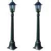 vidaXL Lampes de jardin 2 pcs 105 cm