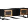 vidaXL Meuble TV 120x30x40 cm Bois de manguier brut