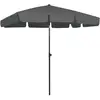 vidaXL Parasol de plage anthracite 200x125 cm