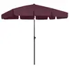 vidaXL Parasol de plage rouge bordeaux 200x125 cm