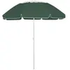 vidaXL Parasol de plage Vert 300 cm