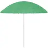 vidaXL Parasol de plage Hawaii Vert 300 cm