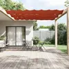 vidaXL Auvent vertical Terre cuite 100x1000 cm Tissu oxford
