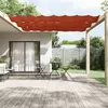 vidaXL Auvent vertical Terre cuite 100x1200 cm Tissu oxford