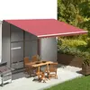 vidaXL Tissu de remplacement pour auvent Bordeaux rouge 5x3,5 m