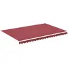 vidaXL Tissu de remplacement pour auvent Bordeaux rouge 4,5x3 m