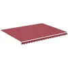 vidaXL Tissu de remplacement pour auvent Bordeaux rouge 4,5x3,5 m