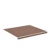 vidaXL Tissu de remplacement pour auvent Marron 4x3,5 m
