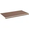 vidaXL Tissu de remplacement pour auvent Marron 6x3 m