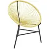 vidaXL Chaise de jardin Acapulco Résine tressée Beige