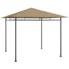 vidaXL Belvédère 3x3x2,7 m Taupe 180 g/m²