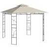 vidaXL Belvédère 3x3x2,7 m Crème 160 g/m²
